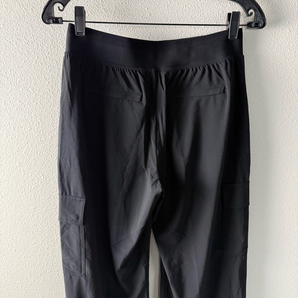 Athleta Brooklyn Heights High Rise Cargo Pant Black Casual Athleisure Women’s 2 - Picture 10 of 13